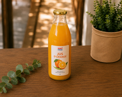 Bouteille de jus d'orange 1L