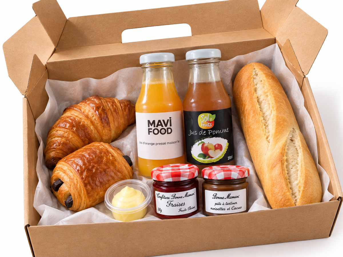 Box petit déjeuner pour 1 personne