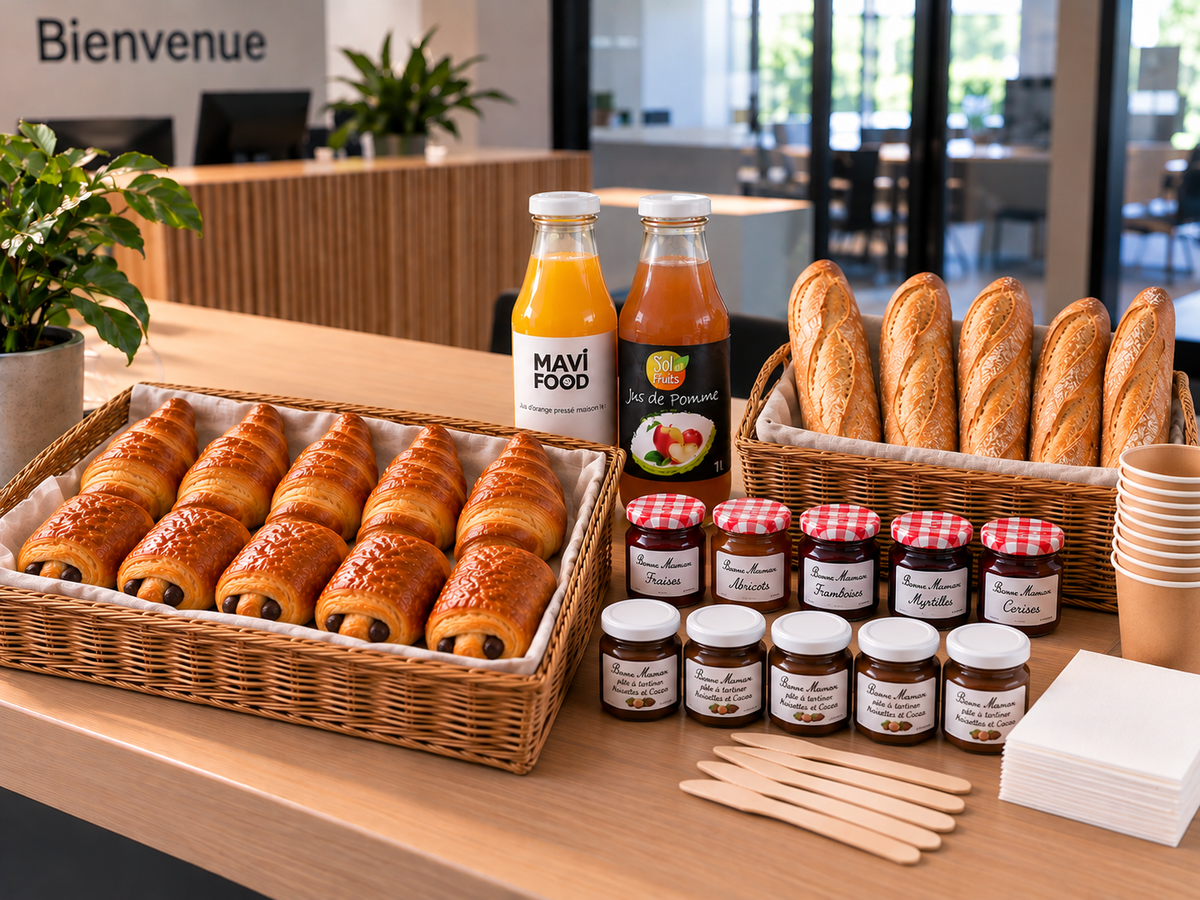 Petit Déjeuner Entreprise pour 1 personne PREMIUM